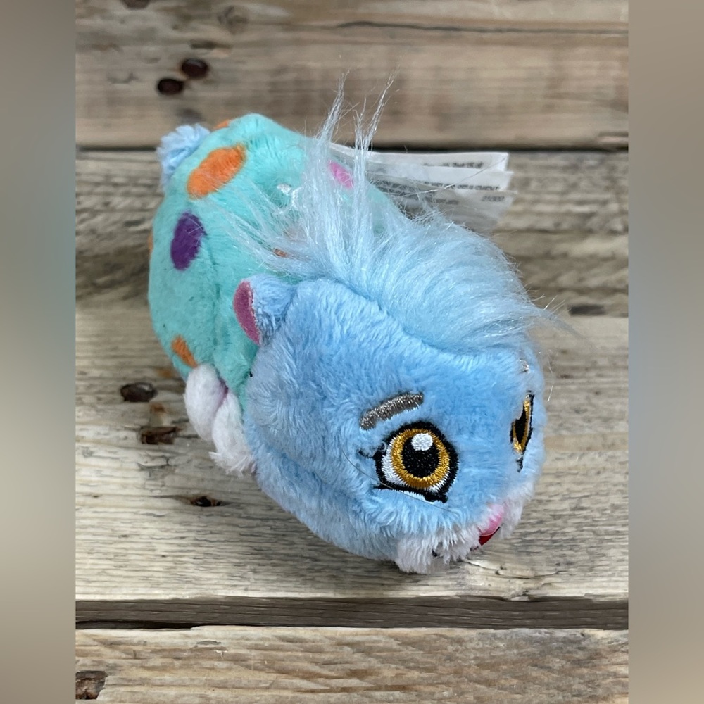 Zhu Zhu Pets Cepia Spin Master Hamster 2017 Blue Polka Dot 5” Sound Movement Toy